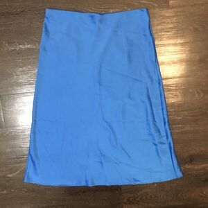 Rachel Zoe Blue Midi Skirt